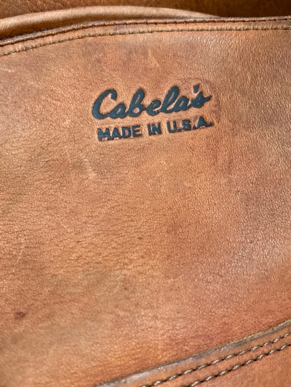 Cabela's Brown Leather Slip-On Moc Toe Boots